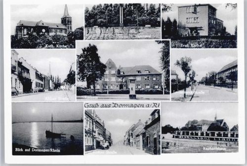 Dormagen Kölner Strasse, Rathaus, Kirche