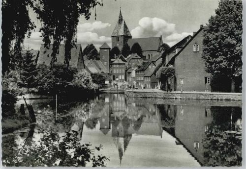 Mölln Mühlenteich mit Dom