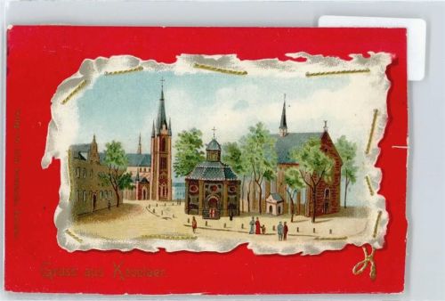 Kevelaer Kirche Baum Fußgänger