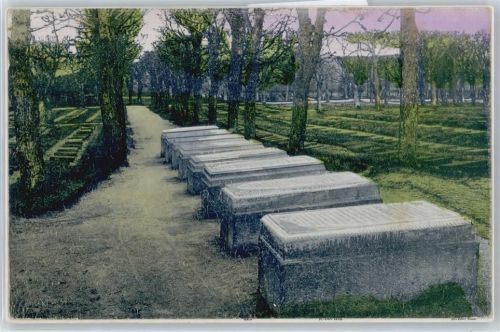 Herrnhut Gräber der Familie Zinzendorf