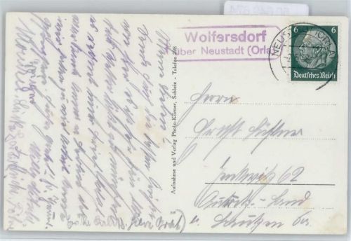 Neustadt Landpoststempel, Bleilochsperre, Wolfersdorf