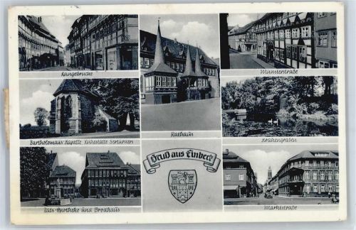 Einbeck Rathaus Marktstraße Brunnen