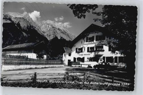 Hall Tirol, Gasthof Walderbrücke, Bettelwurfgruppe