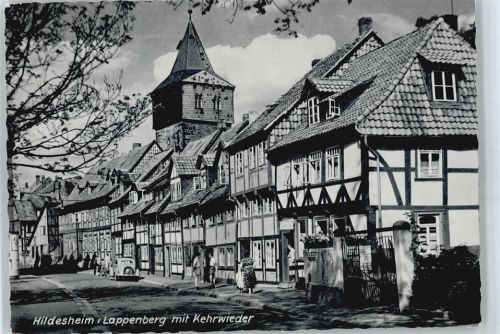 Hildesheim Foto-Karte, Fachwerk, Strassenpartie