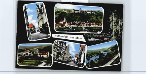 Rothenfels Fluss Brücke Burg