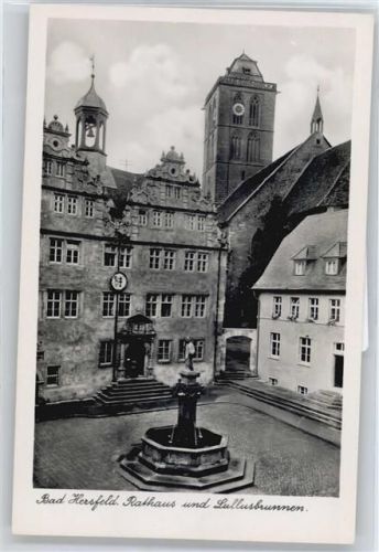 Bad Hersfeld Rathaus Brunnen