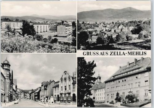 Zella-Mehlis Heinrich-Heine-Straße, Louis-Anschütz-Straße, Postamt