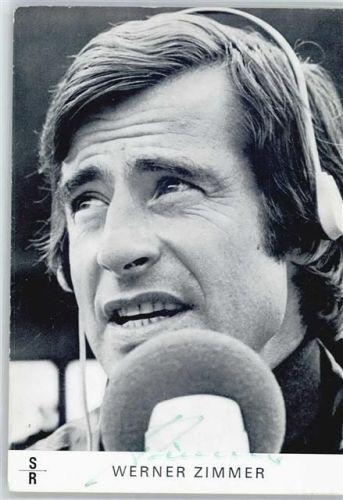 Werner Zimmer , signiert Filmschauspieler