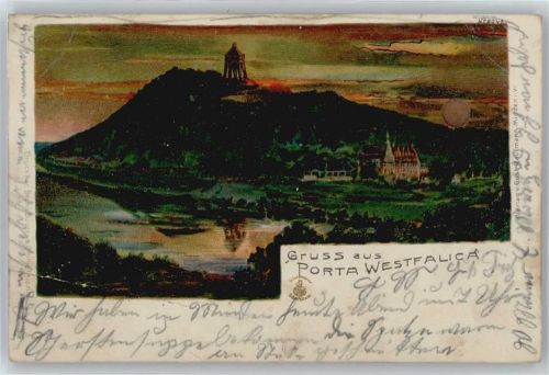 Porta Westfalica Künstlerkarte