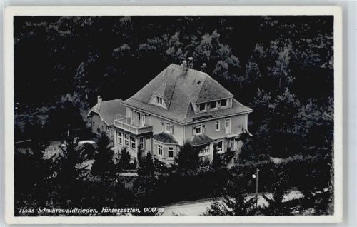 Hinterzarten Haus Schwarzwaldfrieden