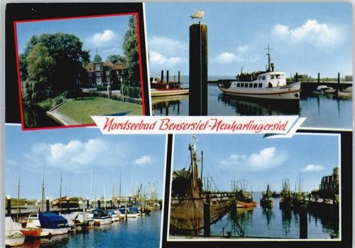 Bensersiel Schloss, Hafen
