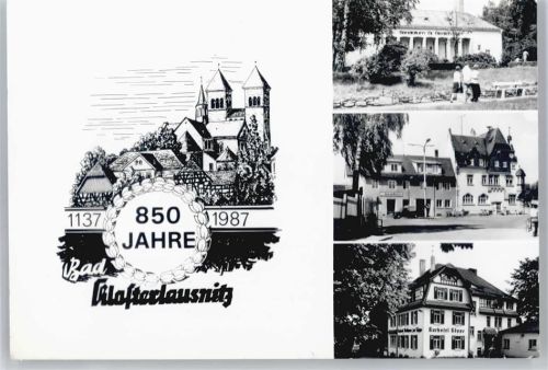 Bad Klosterlausnitz 850 Jahre Stadt, Sanatorium Dr. Friedrich Wolf, Markt, Rathaus, Kurhotel Köppe