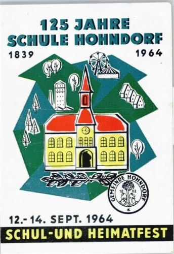 Hohndorf 125 Jahre Schule Hohndorf