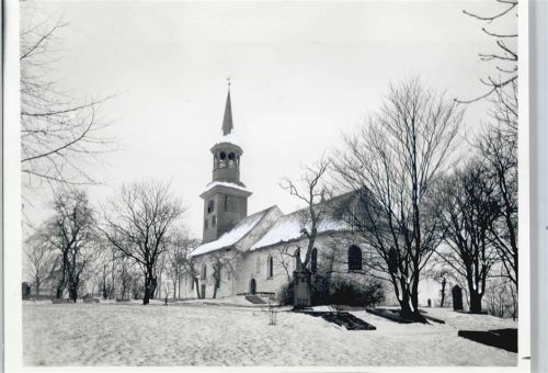 Lunden Foto mit Negativ, Kirche