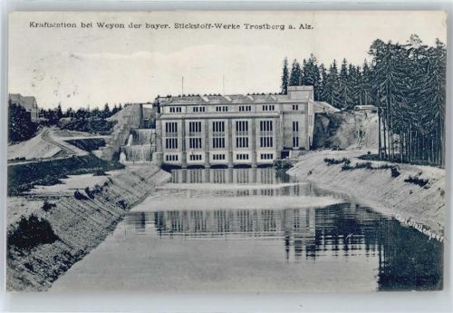 83308 W8223 Trostberg - Kraftstation bei Weyon
