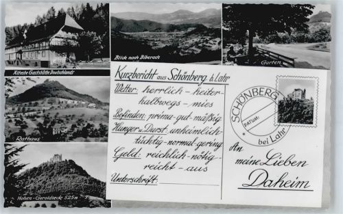Schönberg Gasthof, Pension zum Löwen, Rothaus, Biberach, Ruine Hohengeroldseck