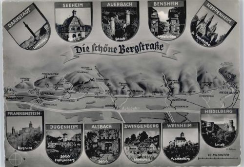 Bensheim Mehrfachansicht Bergstraße