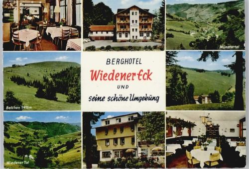 Wieden Berghotel Wiedener Eck, Münstertal, Belchen, Wiedener Tal