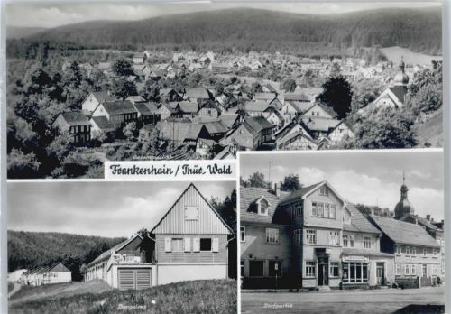 Frankenhain Bungalows, Dorfpartie
