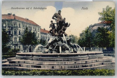 Fürth Kunstbrunnen, Bahnhofsvorplatz