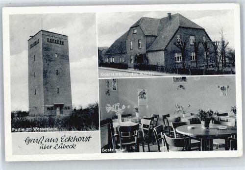 Stockelsdorf Partie am Wasserturm, Gastzimmer, Gaststätte Gustav Wöhler