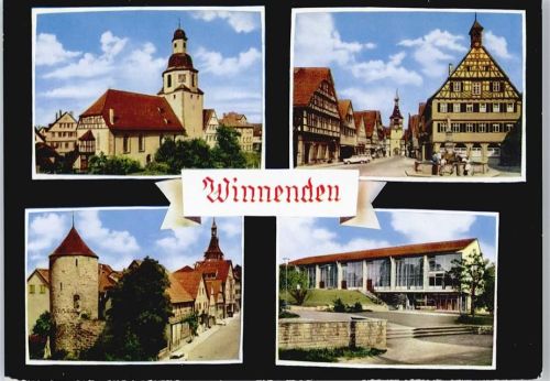 Winnenden Kirche, Rathaus, Schwaikheimer Tor, Diebsturm, Stadthalle