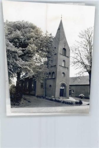 Warsingsfehn Foto mit Negativ, Kirche