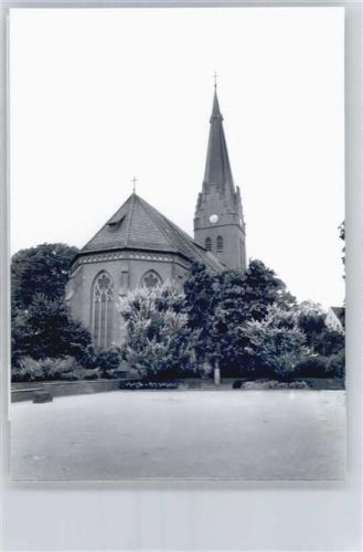 Molbergen Foto mit Negativ, Kirche