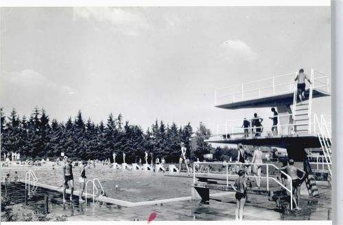 Harsefeld Foto mit Negativ, Schwimmbad