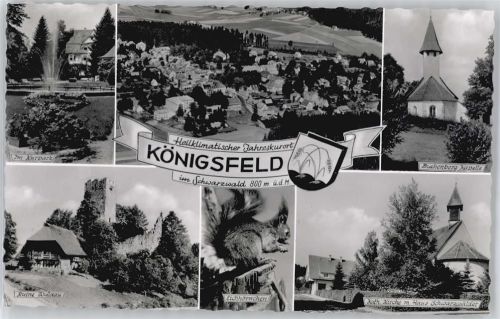 Königsfeld Kurpark, Buchenberg Kapelle, Kirche, Haus Schwarzwälder, Ruie Waldau, Eichhörnchen