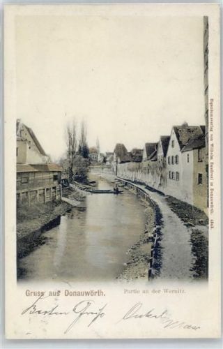 Donauwörth Partie an der Wernitz