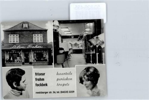 Rendsburg Salon Frahm , Kalender , (keine Ak-Einteilung)