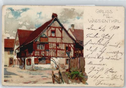Hausen Künstlerkarte (Mutter), Hebelhaus