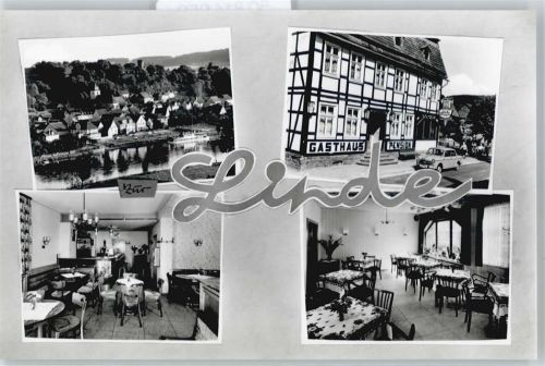 Beverungen Teilansicht, Gasthaus Zur Linde