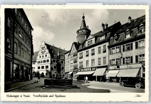 Kitzingen Marktplatz, Rathaus