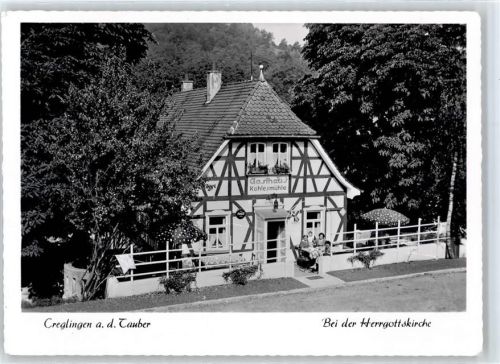 97990 W6993 Creglingen - Gasthaus zur Kohlesmühle