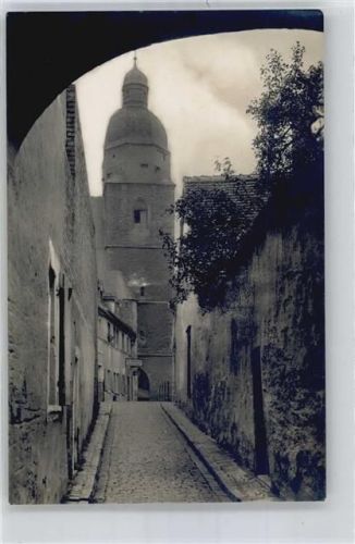 Lutherstadt Eisleben Blick durchs dunkle Tor