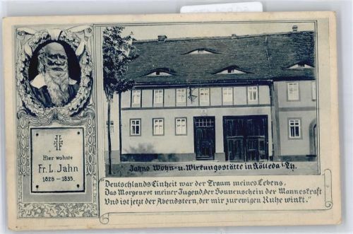 Kölleda Jahn´s Wohn- und Wirkungstätte