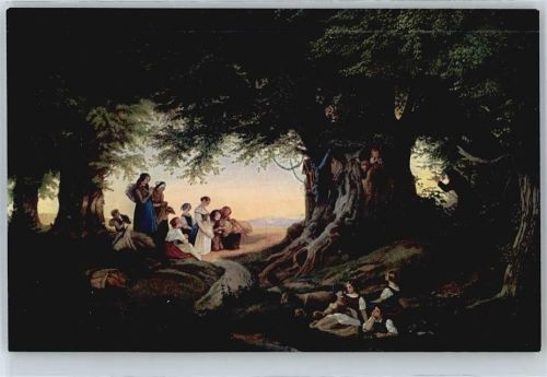 No.1/106 , Ludwig Richter , Abendandacht