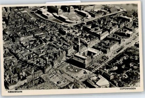 Kopenhagen Fliegeraufnahme, Rathausplatz