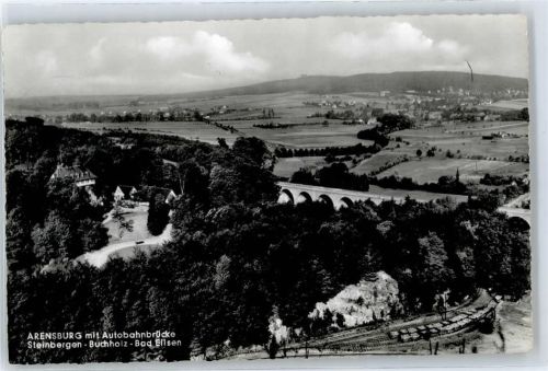 Arensburg Autobahnbrücke, Blick nach Steinbergen, Buchholz, Bad Eilsen