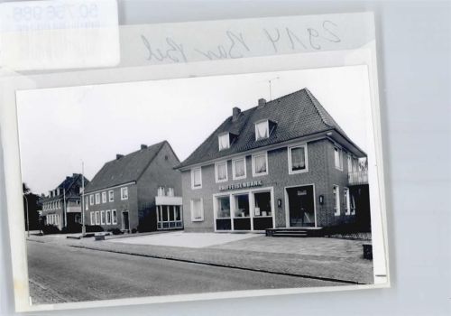 Barßel Foto mit Negativ, Raiffeisenbank