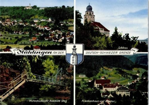Stühlingen Wutachschlucht, Schloß, Krankenhaus, Kloster