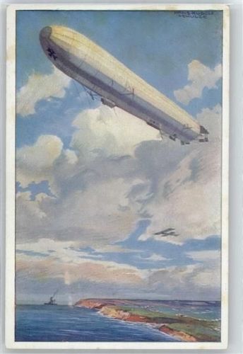 Zeppelin , sign. Rudolf Schulze