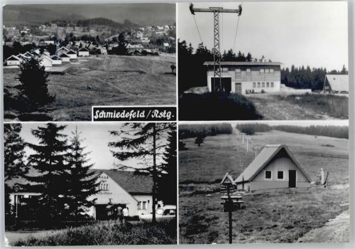 Schmiedefeld Teilansicht, Skilift