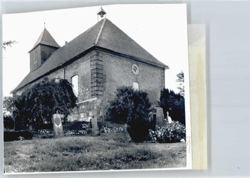 Altenwalde Foto mit Negativ, Kirche