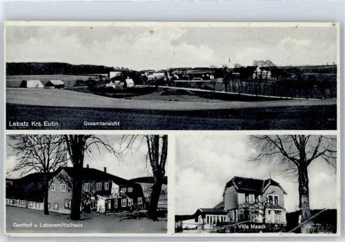 Lebatz Gasthof, Geschäft Herbert Kwasny, Villa Maack