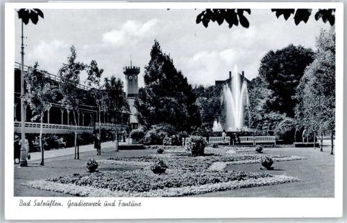 Bad Salzuflen Gradierwerk, Fontäne, Kurpark AKU2