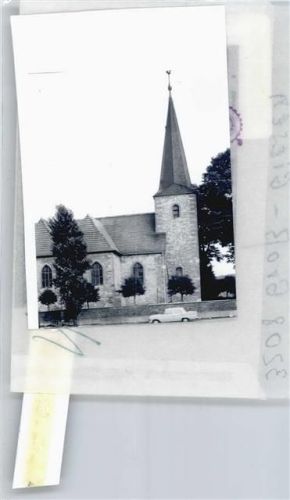 Groß Giesen Foto mit Negativ, Kirche