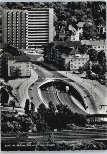 Halensee Schnellstraßen-Einfahrt